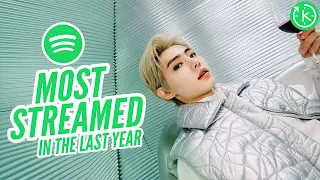 Spotify Top 100 Streamed Songs by Kpop Artists In The Last Year | March Update (2021-2022)