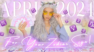 🔮YOUR April 2024 Personal Prediction (For Your Zodiac)🔥💰📬🏡✨Tarot Reading✨Horoscopez💫🧝‍♀️Pick Twice✨🦋