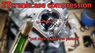 20 horsepower moped part 17: filling the crankcase (does an old trick work?)