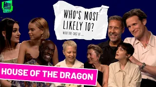 '...Fabien Frankel 😍 !': House Of The Dragon Cast play Who's Most Likely To!