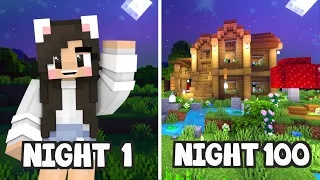 💙100 NIGHTS In a Minecraft World