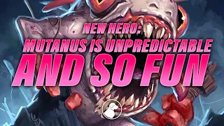 New Hero Mutanus is Unpredictable and So Fun | Dogdog Hearthstone Battlegrounds