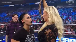 Rhea Ripley vs. Charlotte Flair Face-To-Face - WWE SmackDown 2/24/2023