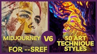 Midjourney v6: 50 art related words and phrases to try out as styles with --sref