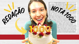 Meu modelo de redação para tirar 1000 no ENEM: passo a passo