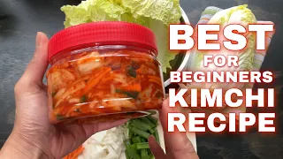 How to Make KIMCHI! BEST FOR BEGINNERS! NO Food Processor Needed! Small Batch! - A Day in My Life