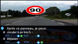 2023 Code de la route  permis de conduire  Nouvelle 40 questions d'examen #2