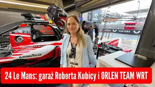 24 LE MANS: Oprowadzam po garażu ORLEN TEAM WRT – tu wchodzi tylko ekipa, tu pracuje Robert Kubica