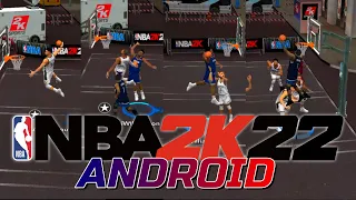 NBA2K22 MOBILE BLACKTOP 5v5 GAMEPLAY | ANDROID DEVICE!