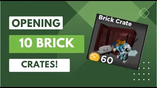 Opening 10 Brick Crates in Tower Heroes!!!