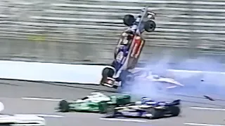 Kenny Brack Big Crash 2003 IRL Chevy 500