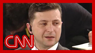 Ukrainian President Zelensky rejects Trump's claim in CNN interview