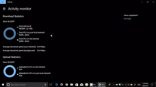 Windows 10 Fall creators update feature highlight Windows update Activity Monitor