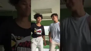 Igor Jansen e Duda pimenta dançando Tik Tok juntos