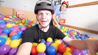 PUTTING 50,000+ BALL PIT BALLS IN A MOVING TRUCK 720p 4