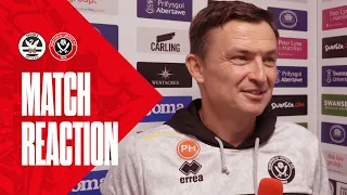 Paul Heckingbottom | Swansea City 0-1 Sheffield United | Post-match reaction