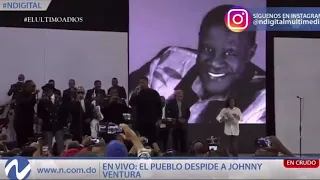 Último adiós a Johnny Ventura participación artística de su Hijo Jandy Ventura