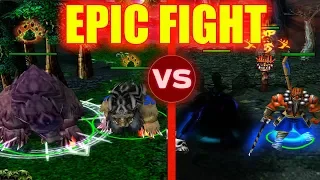 DOTA LONE DRUID SYLLABEAR vs SPECTRE + JUGGERNAUT (ULTRA KILL)