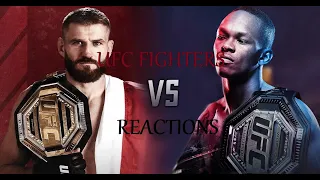 UFC Fighters React to Jan Blachowicz vs Israel Adesanya