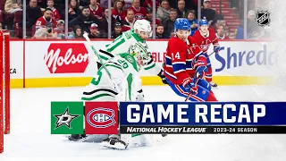 Stars @ Canadiens 2/10 | NHL Highlights 2024