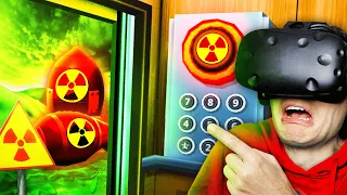 NEW Unlocking Secret NUCLEAR WASTELAND FLOOR In VR ELEVATOR (Floor Plan VR Funny Gameplay)