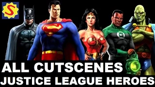 Justice League Heroes - All Cutscenes / Full Movie