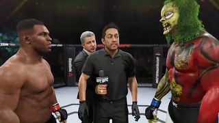 Mike Tyson vs. Green Freak - EA Sports UFC 2 - Boxing Stars