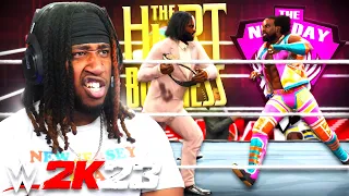 WWE 2K23 MyRISE #8 - THE HURT BUSINESS vs THE NEW DAY!