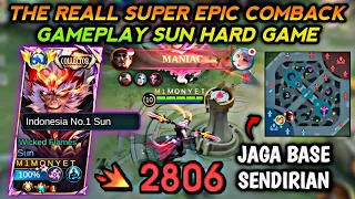 SUPER EPIC COMEBACK IS REAL 🔥 KEGANASAN HIRO SUN SAAT MELAWAN MUSUH YANG JAGO DI AWAL | MLBB