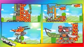 #lv23 Tank Game - Dora LX gladiator synthesis level23 | Super tank rumble | Cartoon tanks