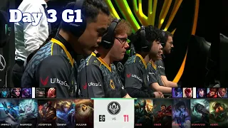 EG vs T1 - Day 3 LoL MSI 2022 Rumble Stage | Evil Geniuses vs T1 full game