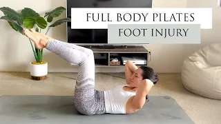 15 Minute Full Body Pilates with Foot Injury | Intermediate Pilates