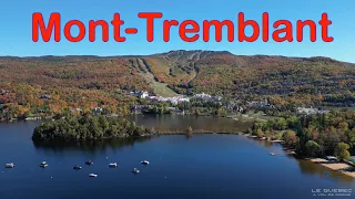 Mont-Tremblant, Laurentides, Québec, Canada, Survol par Drone, Présentation cinématique 4K