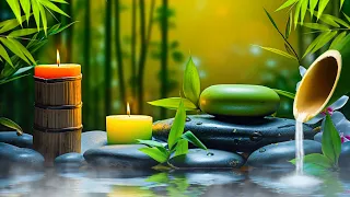 Bamboo Water Sounds, Relaxing Music Reduces Stress, Anxiety, Depression, Healing Music, Deep Sleep