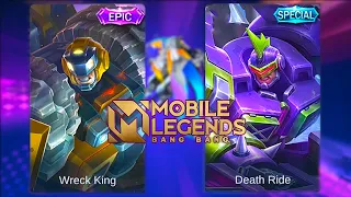 Johnson Death Ride Skin VS Wreck King Skin Mobile Legends Bang Bang