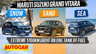 Maruti Suzuki Grand Vitara - From snow, sand to sea on a tank of fuel | Feature | Autocar India