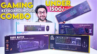 5 Gaming Keyboard Mouse Combo Under Rs. 1500/-