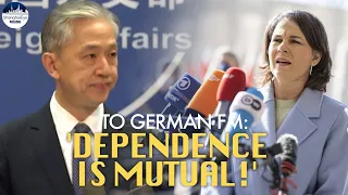 Beijing tells GermanFM not to hype up reducing dependence as China-Germany ties mutual beneficial