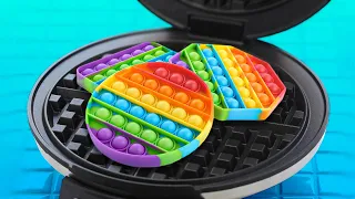 Satisfying POP IT Ideas And Colorful DIY Crafts That You Will Adore || Funny Parenting Hacks