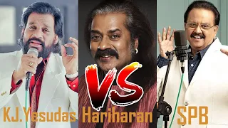 Battle of Singers: KJ.Yesudas ||VS|| Hariharan ||VS|| SP.Balasubrahmanyam
