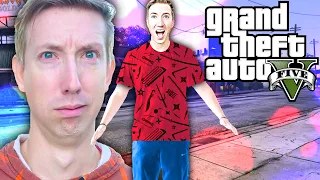 My Life is GTA 5 for 24 Hours - CWC & Spy Ninjas Playing Grand Theft Auto in Real Life vs Hackers