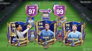 EPIC F2P TEAM UPGRADE 97 TO 99 OVR !!! | EA FC MOBILE 24