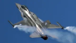 4Kᵁᴴᴰ HAF F-16 «ZEUS» Demo Team Powerful Display @ RIAT Fairford 2018