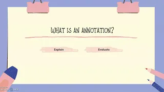 What is an Annotated Bibliography? (Annotations)