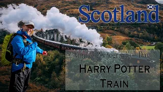 Harry Potter Train Glenfinnan viaduct on our Scotland Vanlife Photography road trip LVA tour Day 3