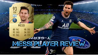 FIFA 22 93 MESSI PLAYER  REVIEW 🐐