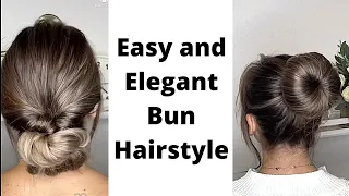 Soch Turmaklari / Elegant Bun Hairstyle / Low Bun Hairstyles