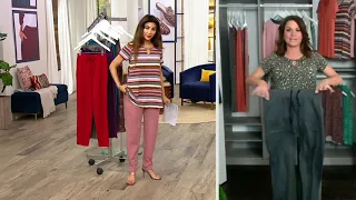 Cuddl Duds Comfortwear Regular or Petite Slim Pants on QVC