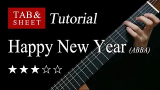 Happy New Year (ABBA) - Fingerstyle Lesson + TAB