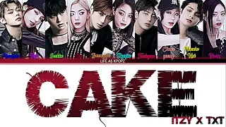 How would ITZY & TXT sing 'CAKE' (by ITZY) Lyrics (NOT REAL)